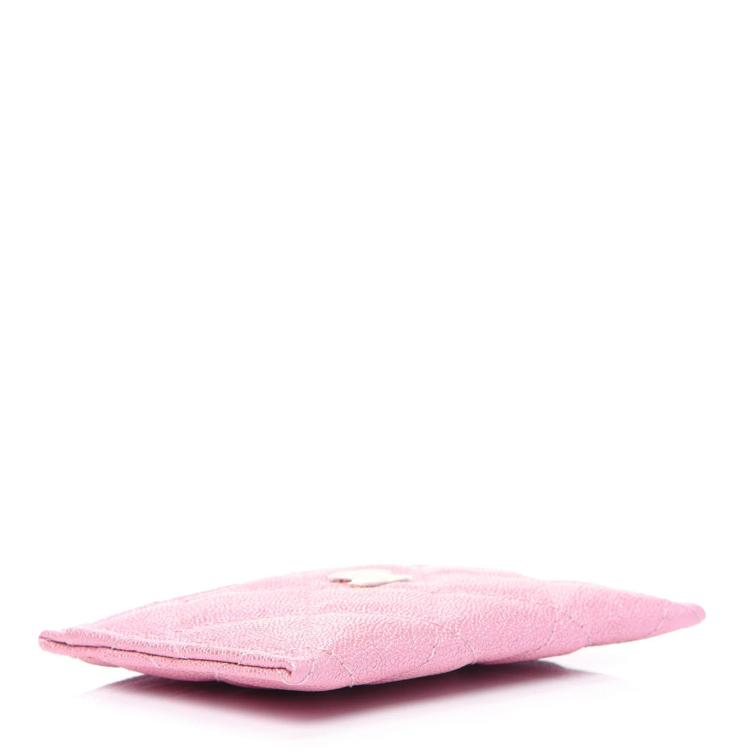 Chanel Iridescent Caviar Quilted Card Holder Rose Pink 3 of 5