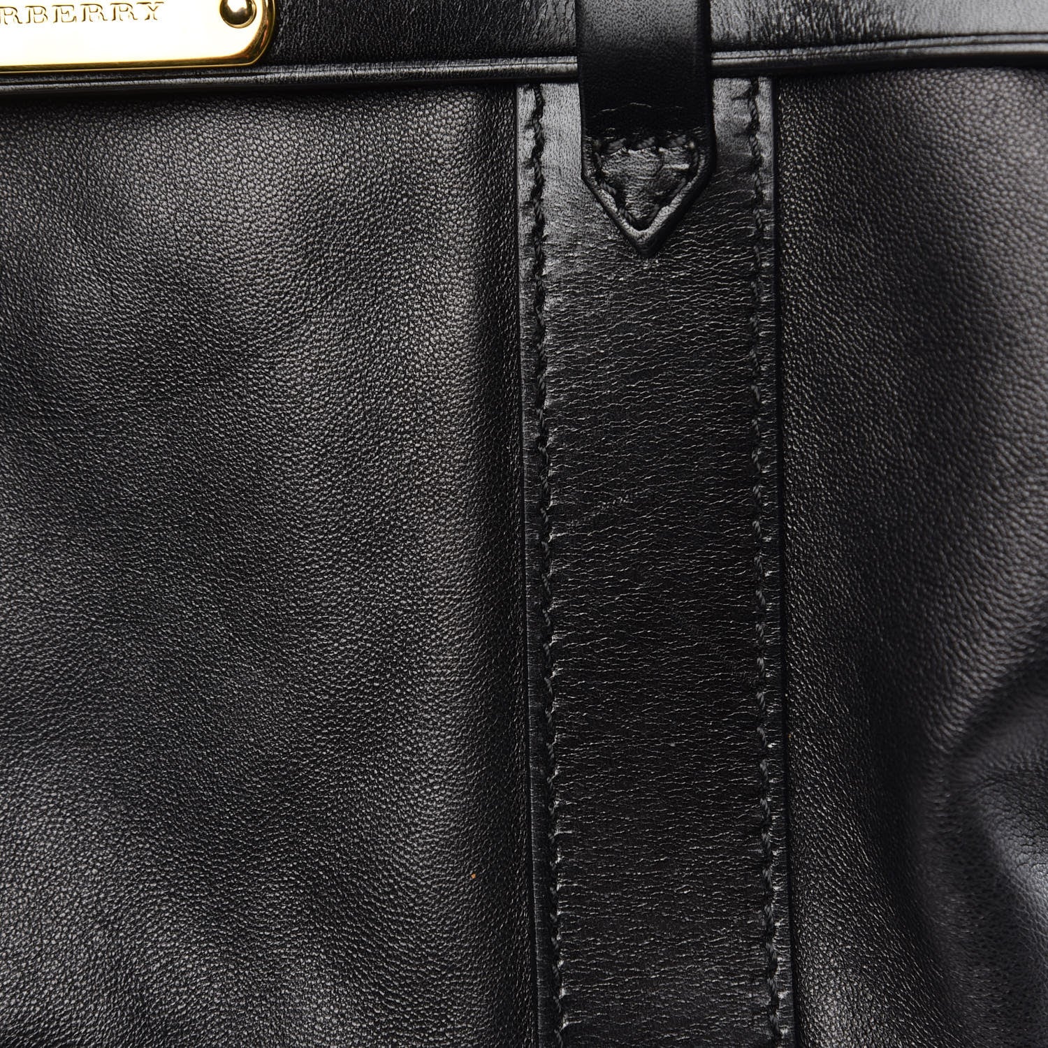 Burberry Soft Lambskin Tote Black 8 of 11