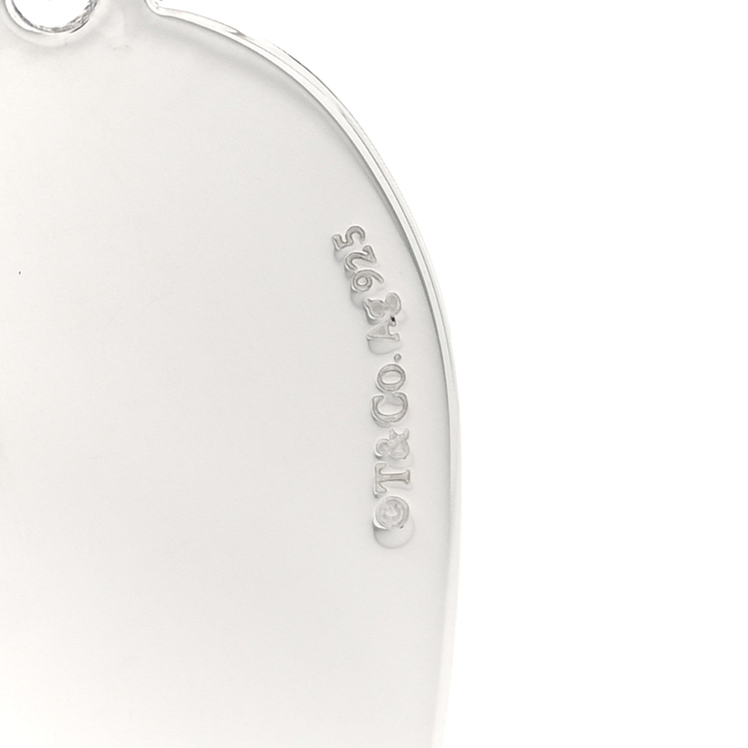 Tiffany Sterling Silver Mom Heart Charm 2 of 4