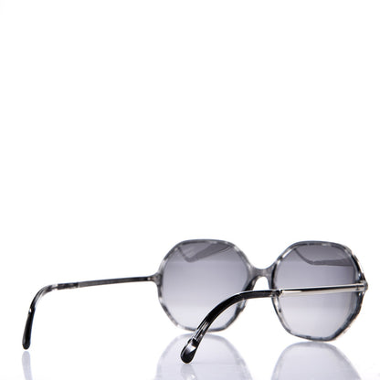 Chanel CC Polarized Oversized Sunglasses 5345 Black Grey 4 of 9