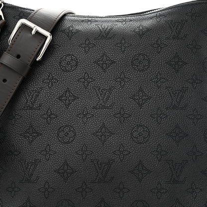 Louis Vuitton Mahina Beaubourg Hobo MM Black 8 of 10