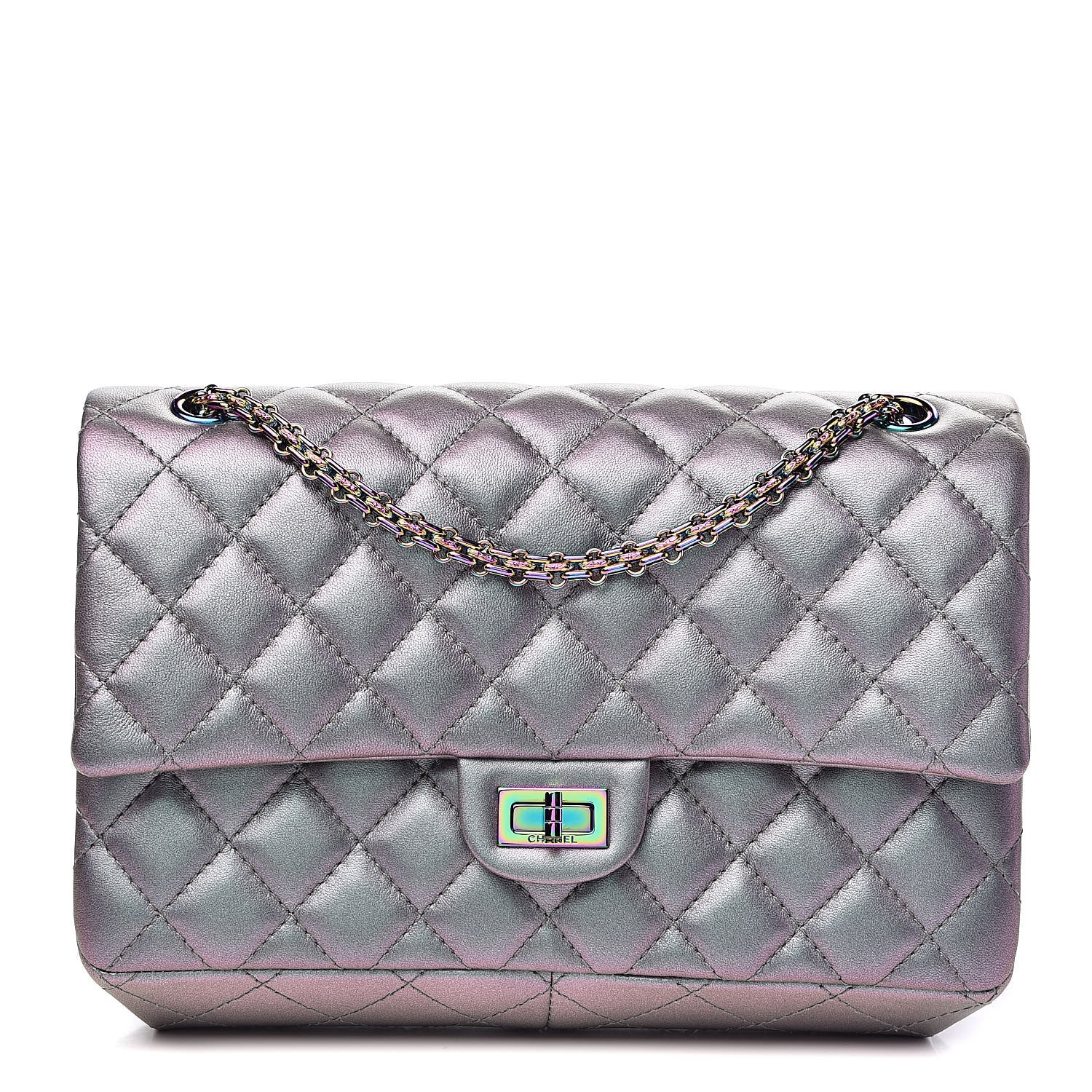 Chanel Iridescent Lambskin Quilted 2.55 Reissue 226 Flap Light Purple 1 of 11