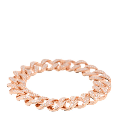 Anita Ko 18K Rose Gold Diamond Hemingway Chain Link Bracelet 1 of 4