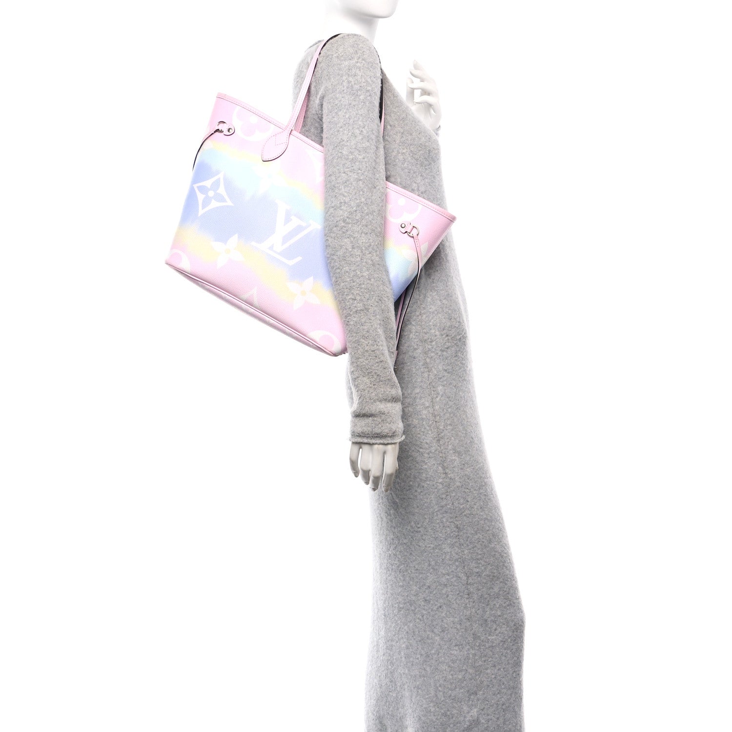 Louis Vuitton Monogram Escale Neverfull MM Pastel 2 of 13