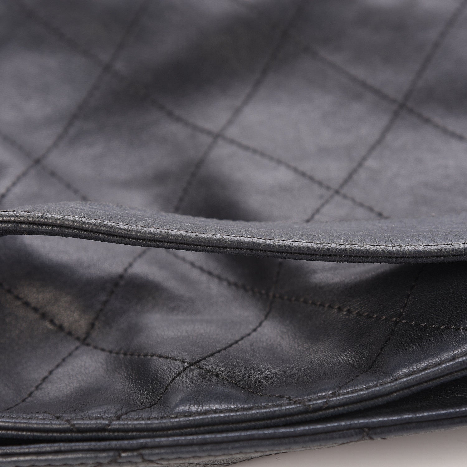 Chanel Lambskin Stitched Medium Ultimate Soft Tote Black 15 of 17