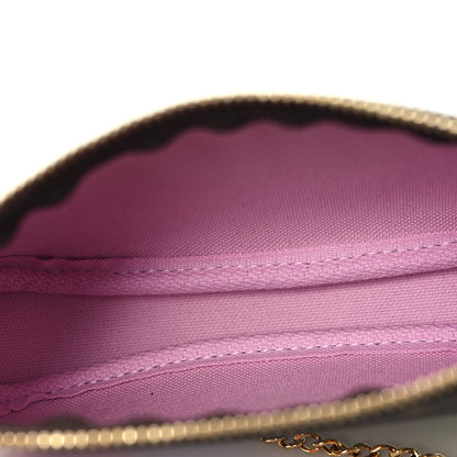 Louis Vuitton Monogram 2021 Christmas Animation Japanese Garden Mini Pochette Accessories Wisteria Pink 5 of 10
