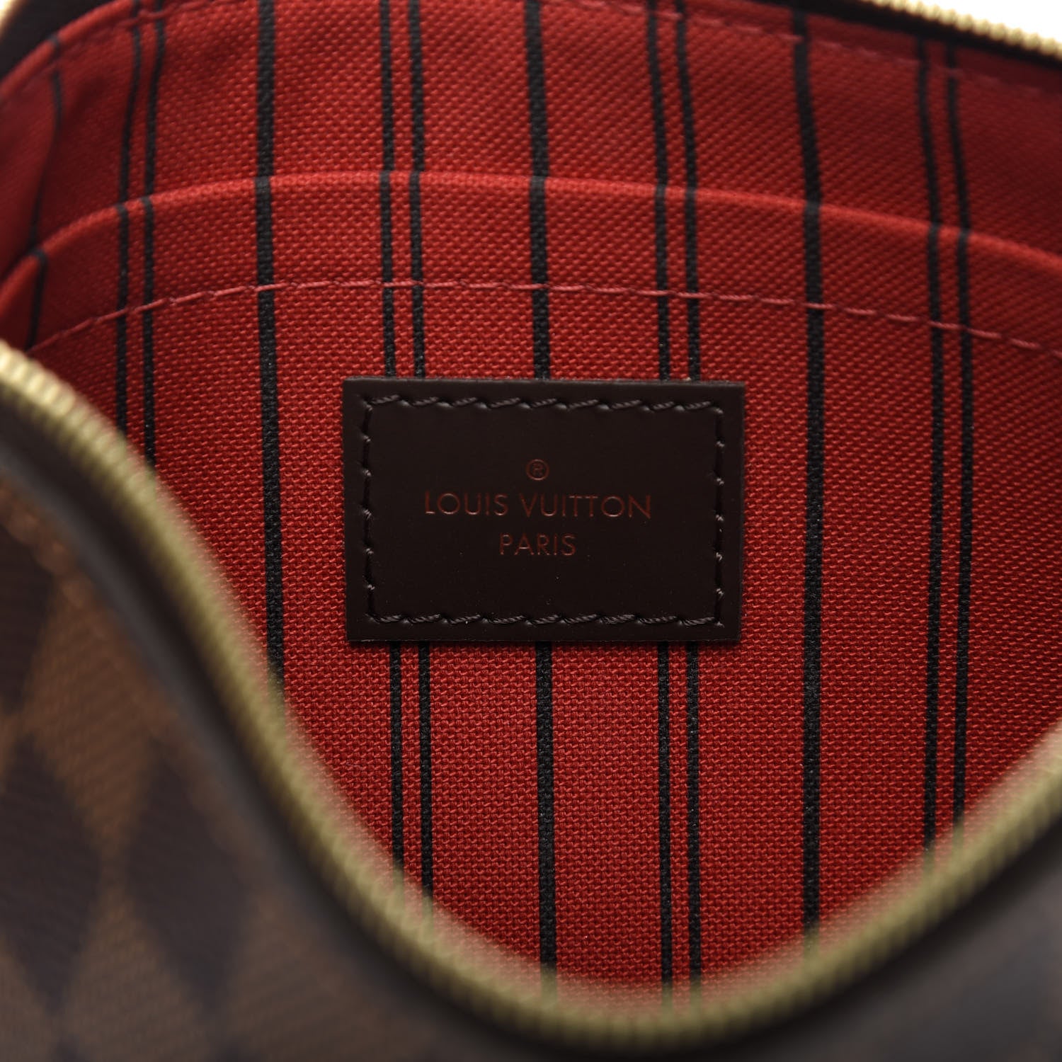 Louis Vuitton Damier Ebene Neverfull MM GM Pochette 6 of 7