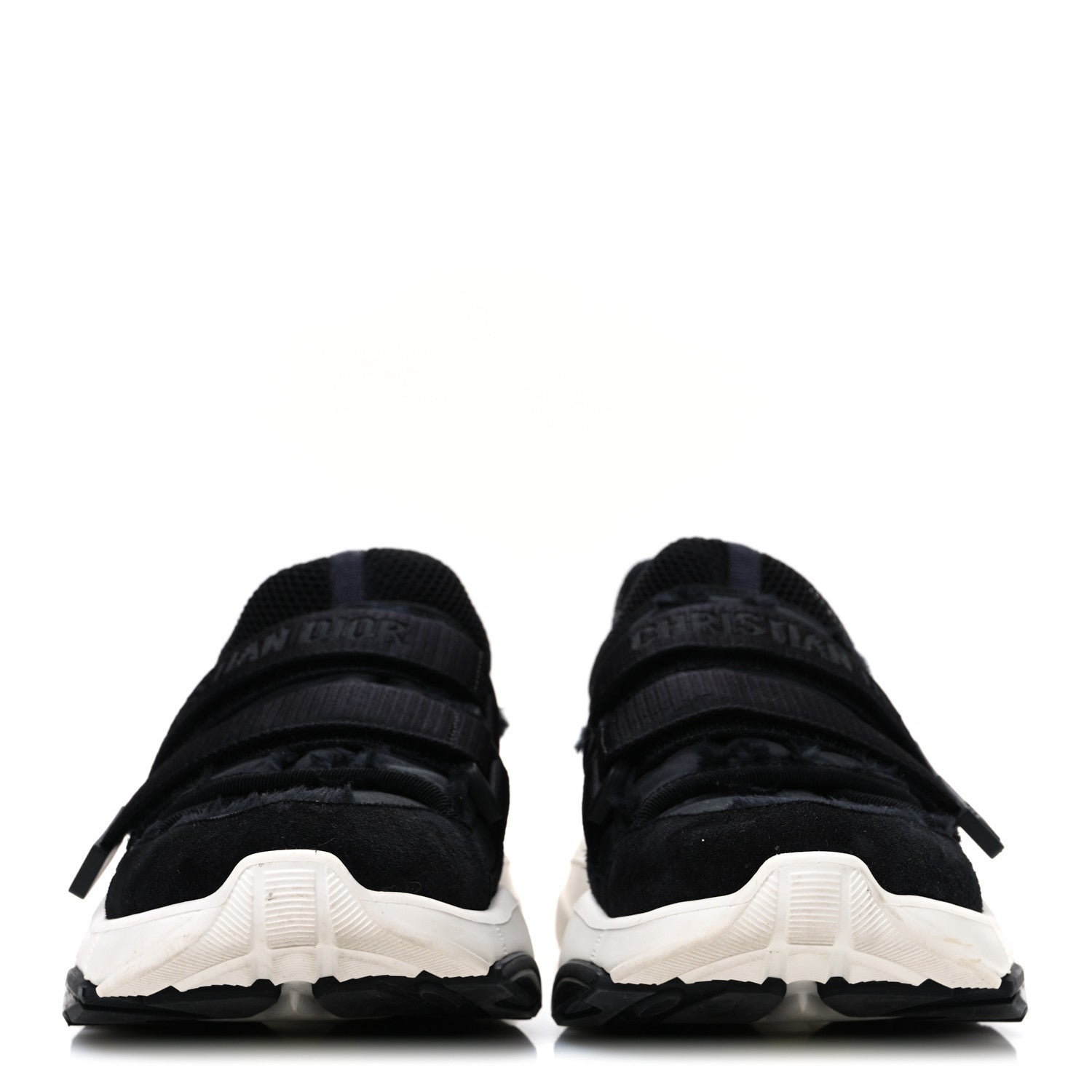 Christian Dior Technical Fabric Nylon Camouflage Womens D-Wander Sneakers 39.5 Black 3 of 11