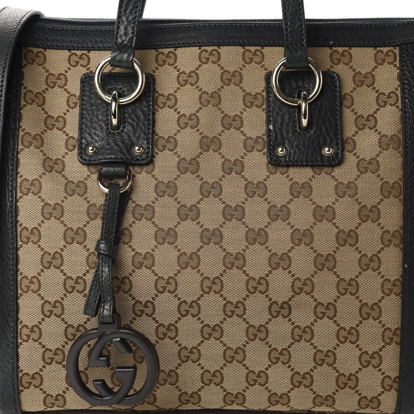 Monogram Medium Charm Top Handle Bag Green