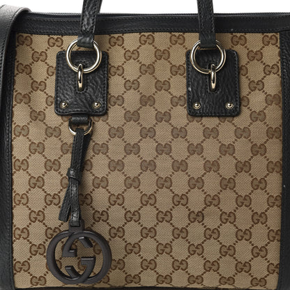 Gucci Monogram Medium Charm Top Handle Bag Green 14 of 14