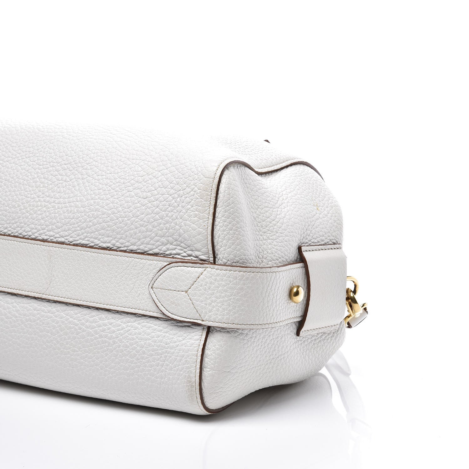 Prada Vitello Daino Medium Top Handle Bag White 6 of 13