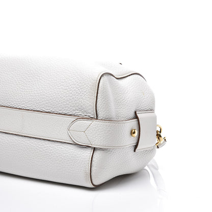Prada Vitello Daino Medium Top Handle Bag White 6 of 13