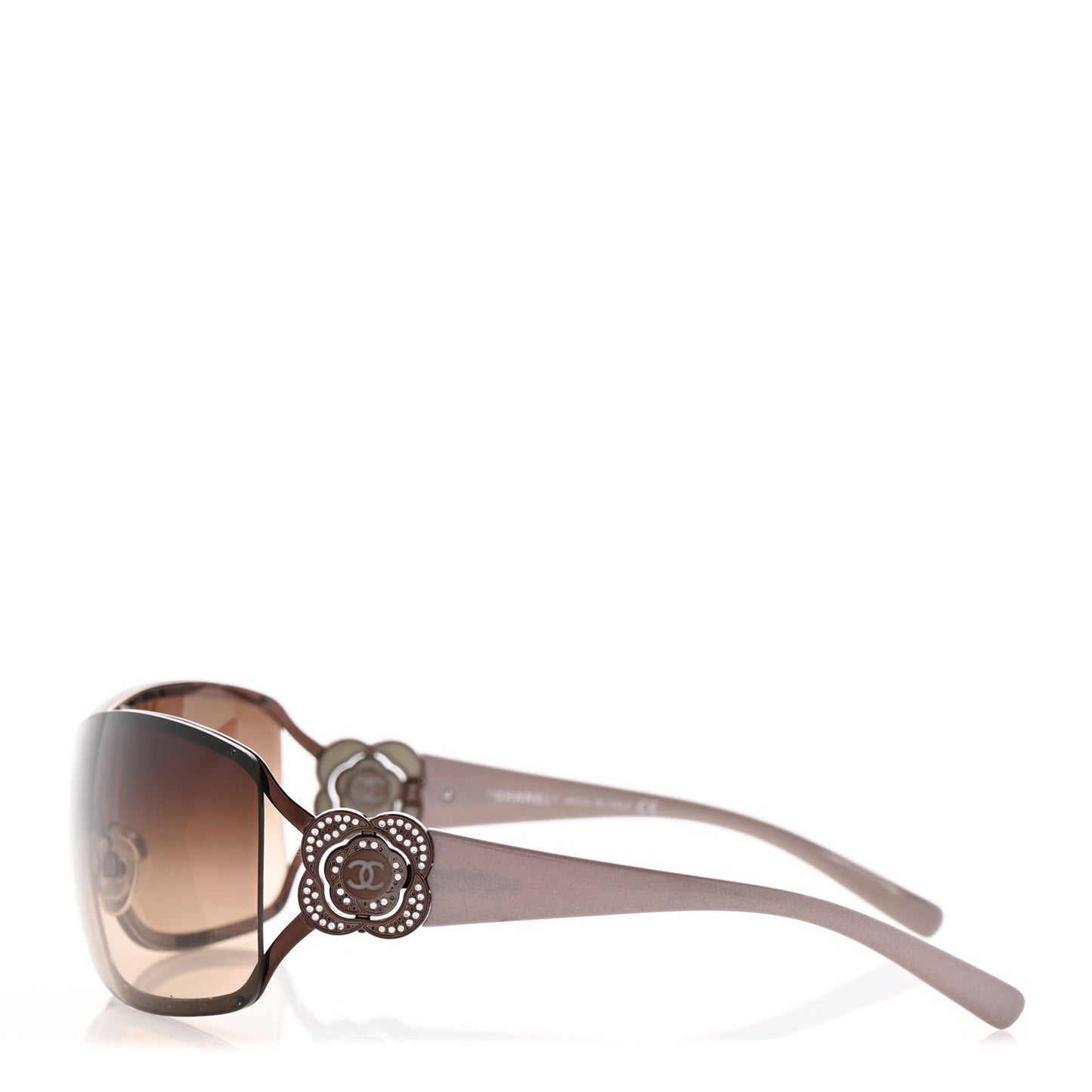 Swarovski Crystal Camellia CC Sunglasses 4164-B Purple