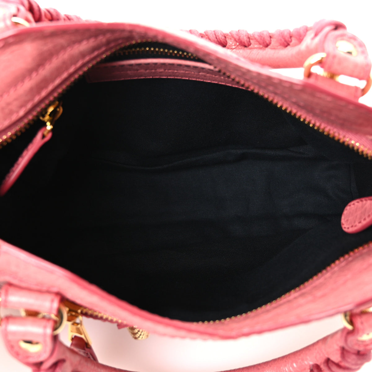 Balenciaga Agneau Giant 12 Gold Hardware Mini City Rose Bombon Raspberry 6 of 11