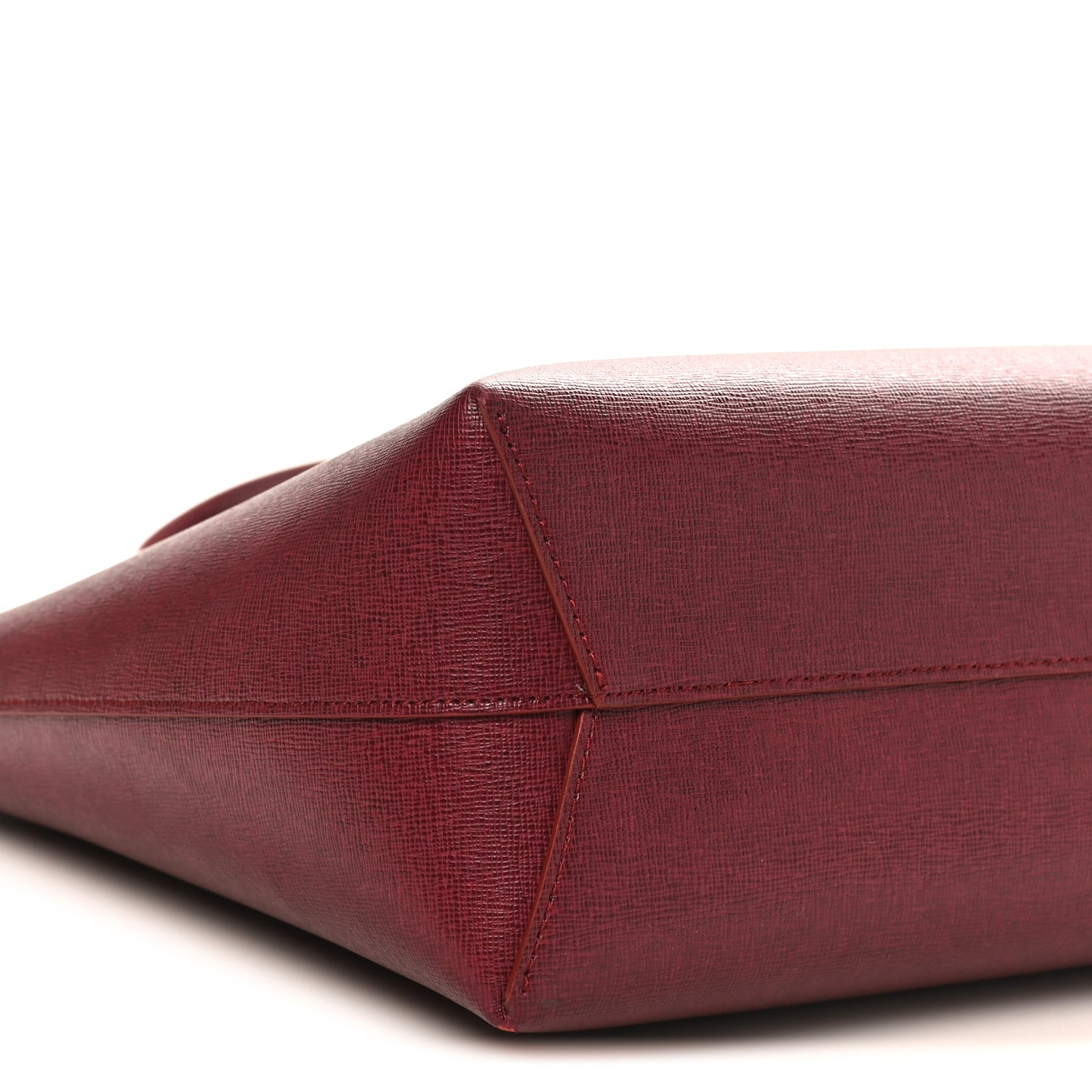 Saffiano Small Shopping Tote Claret