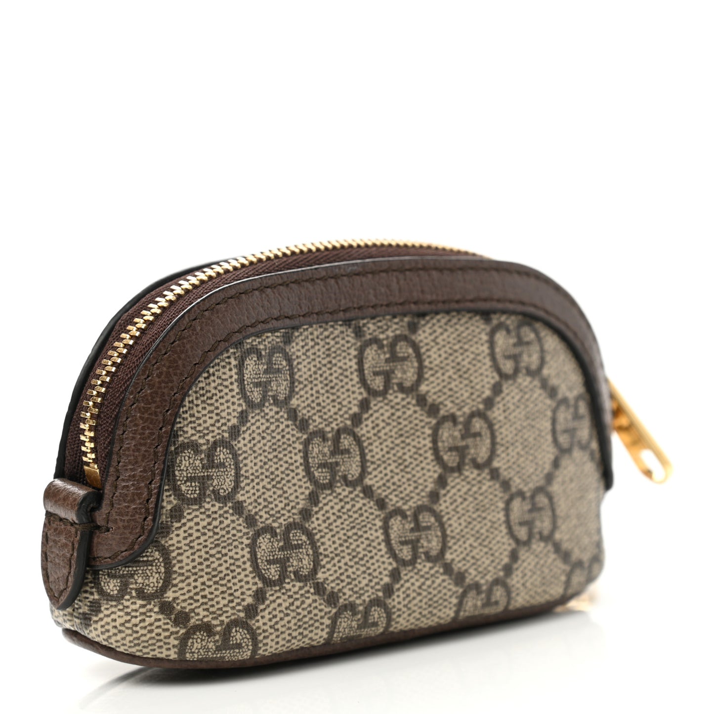 GG Supreme Monogram Web Ophidia Dome Key Pouch Beige New Acero