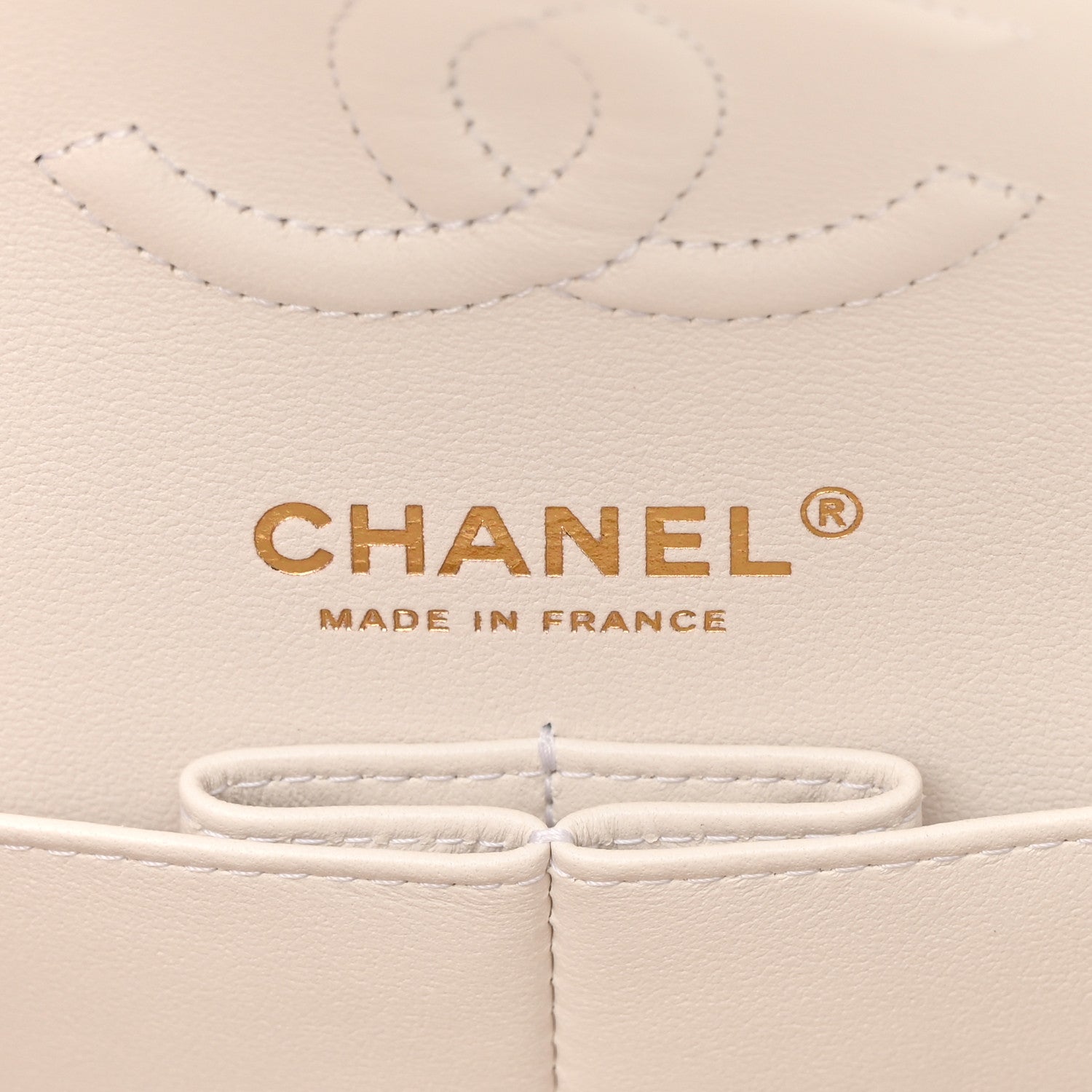Chanel Caviar Quilted Small Double Flap White 6 of 13