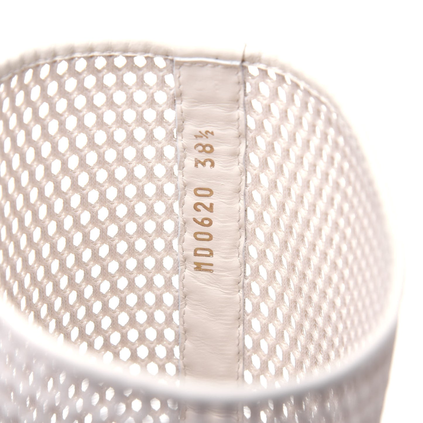 Empriente Mesh Montaigne Knee Boots 38.5 Off White