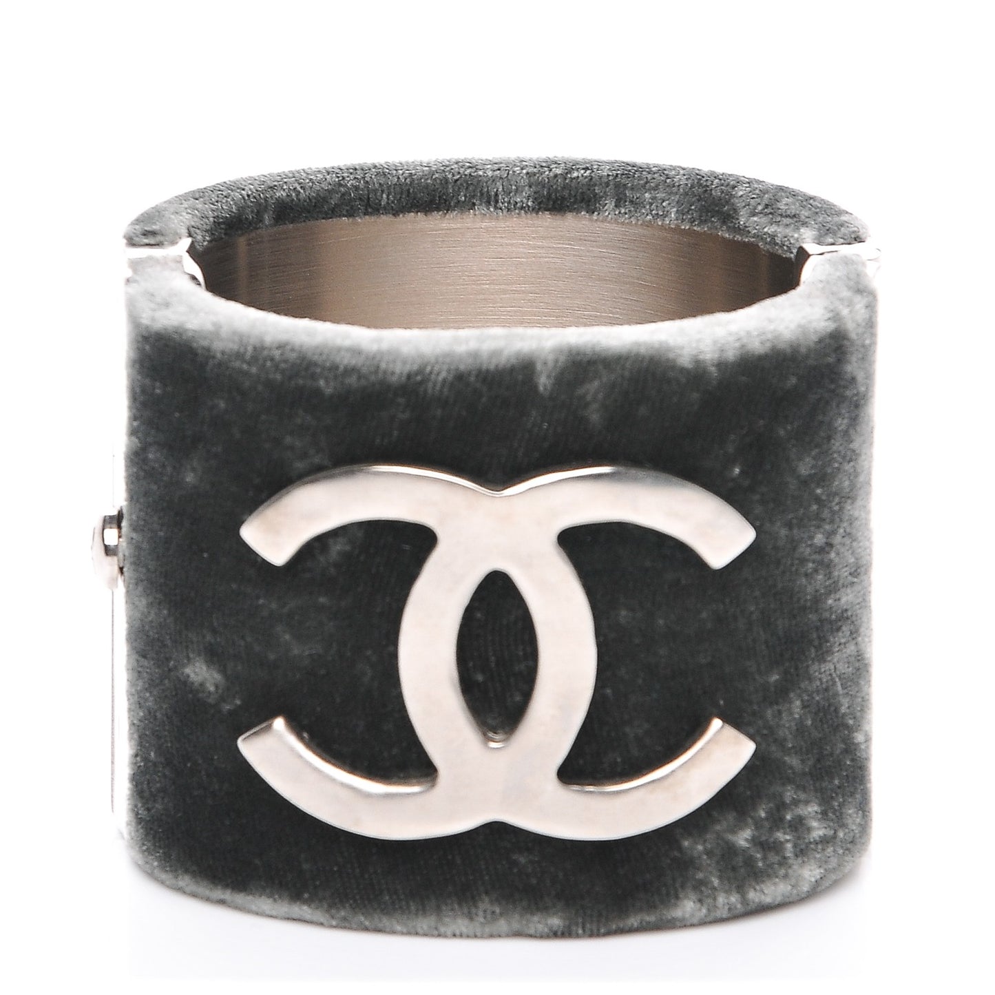 Velvet CC Cuff Silver Grey