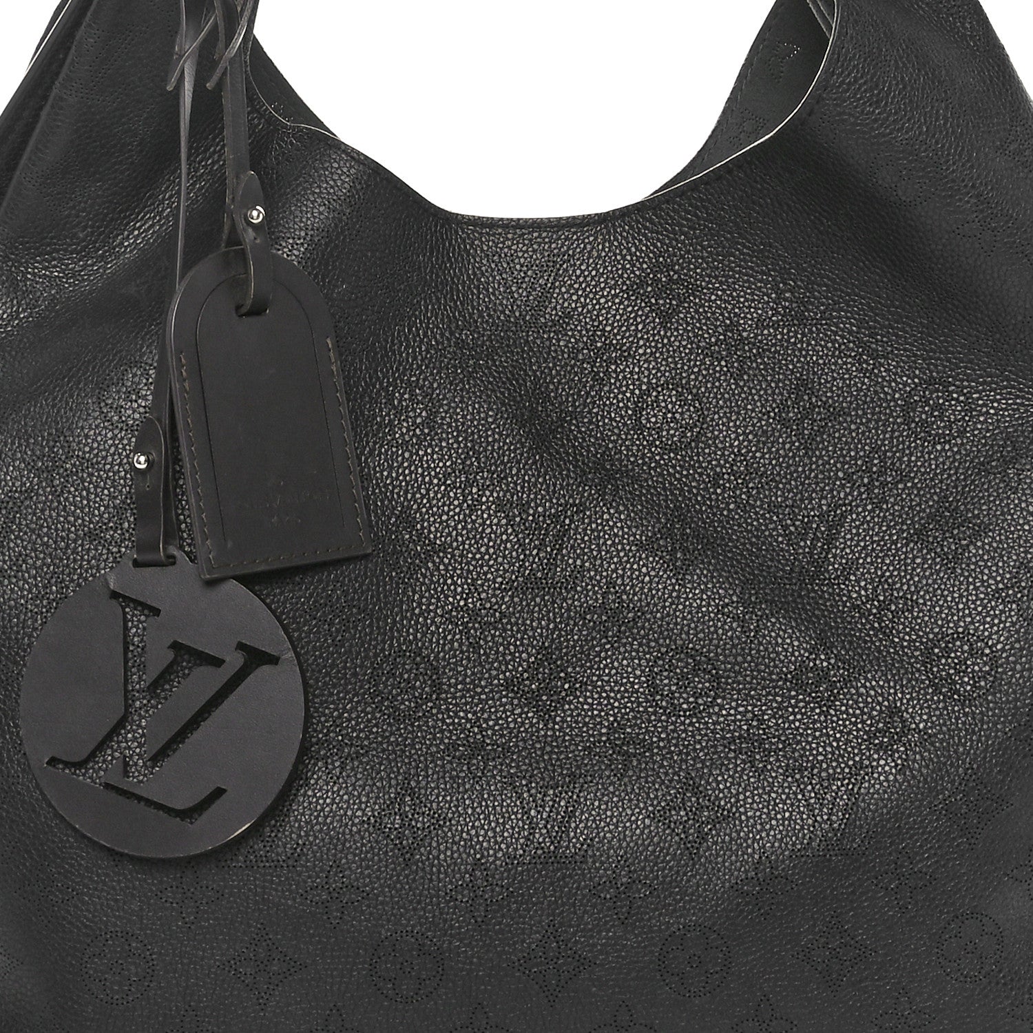 Louis Vuitton Mahina Carmel Hobo Black 7 of 9