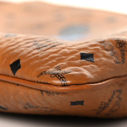 MCM Visetos Rabbit Crossbody Pouch Cognac 10 of 10