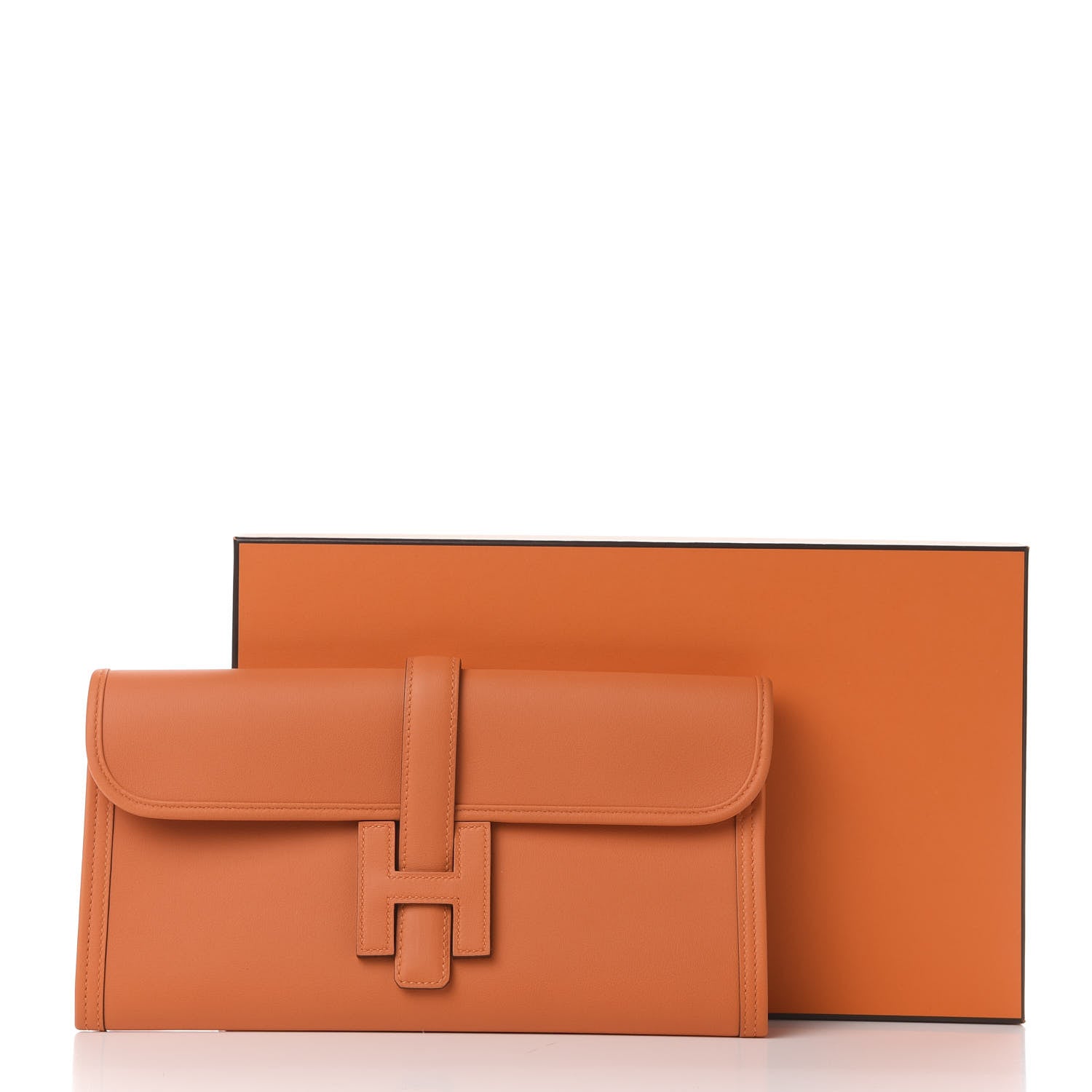 Hermes Swift Jige Elan 29 Clutch Orange 8 of 8