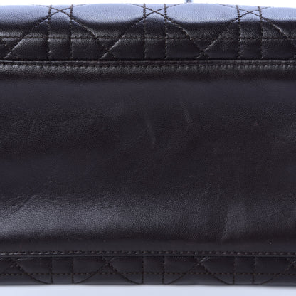 Christian Dior Lambskin Cannage Medium Lady Dior Dark Brown 13 of 18