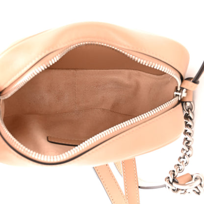 Gucci Calfskin Matelasse Aria Mini GG Marmont Chain Shoulder Bag Camelia 5 of 10