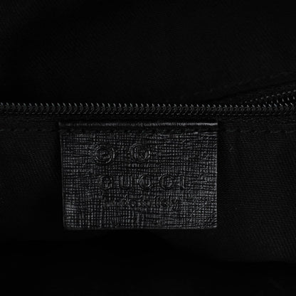 Gucci Denim Monogram Half Moon Hobo Black 5 of 7