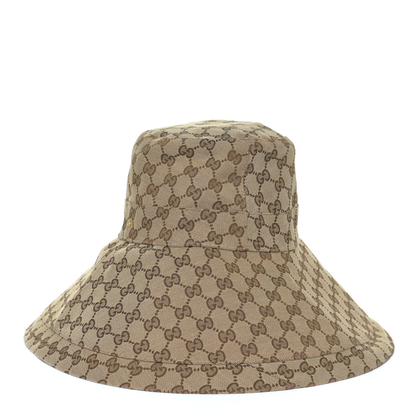 Monogram Wide Brim Hat Beige
