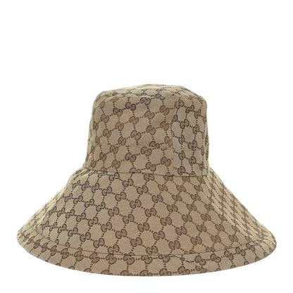 Gucci Monogram Wide Brim Hat Beige 1 of 7