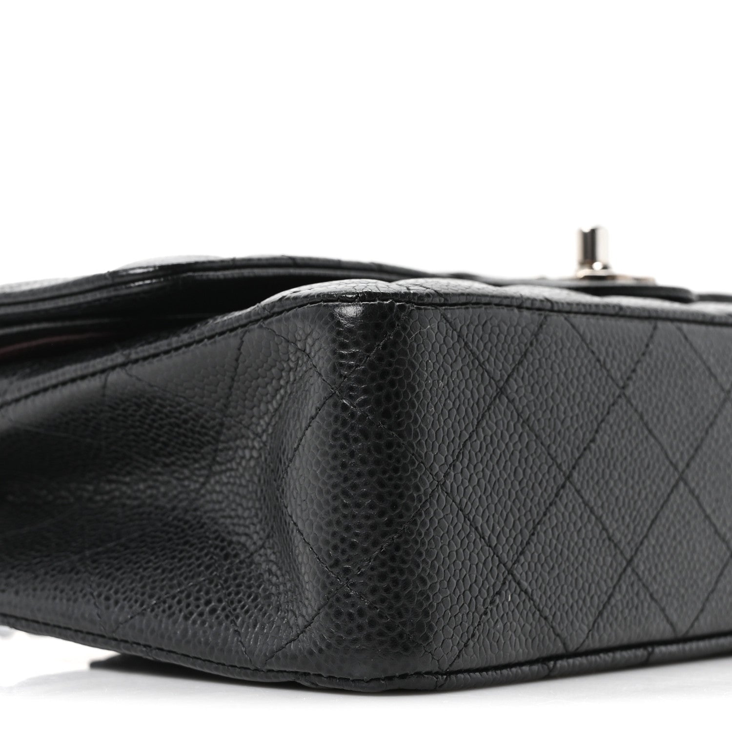 Chanel Caviar Quilted Medium Double Flap Black 9 of 10