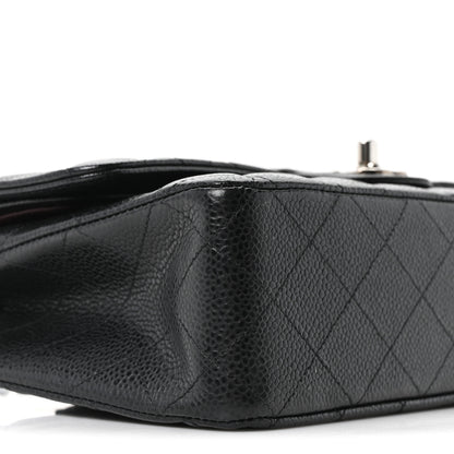 Chanel Caviar Quilted Medium Double Flap Black 9 of 10