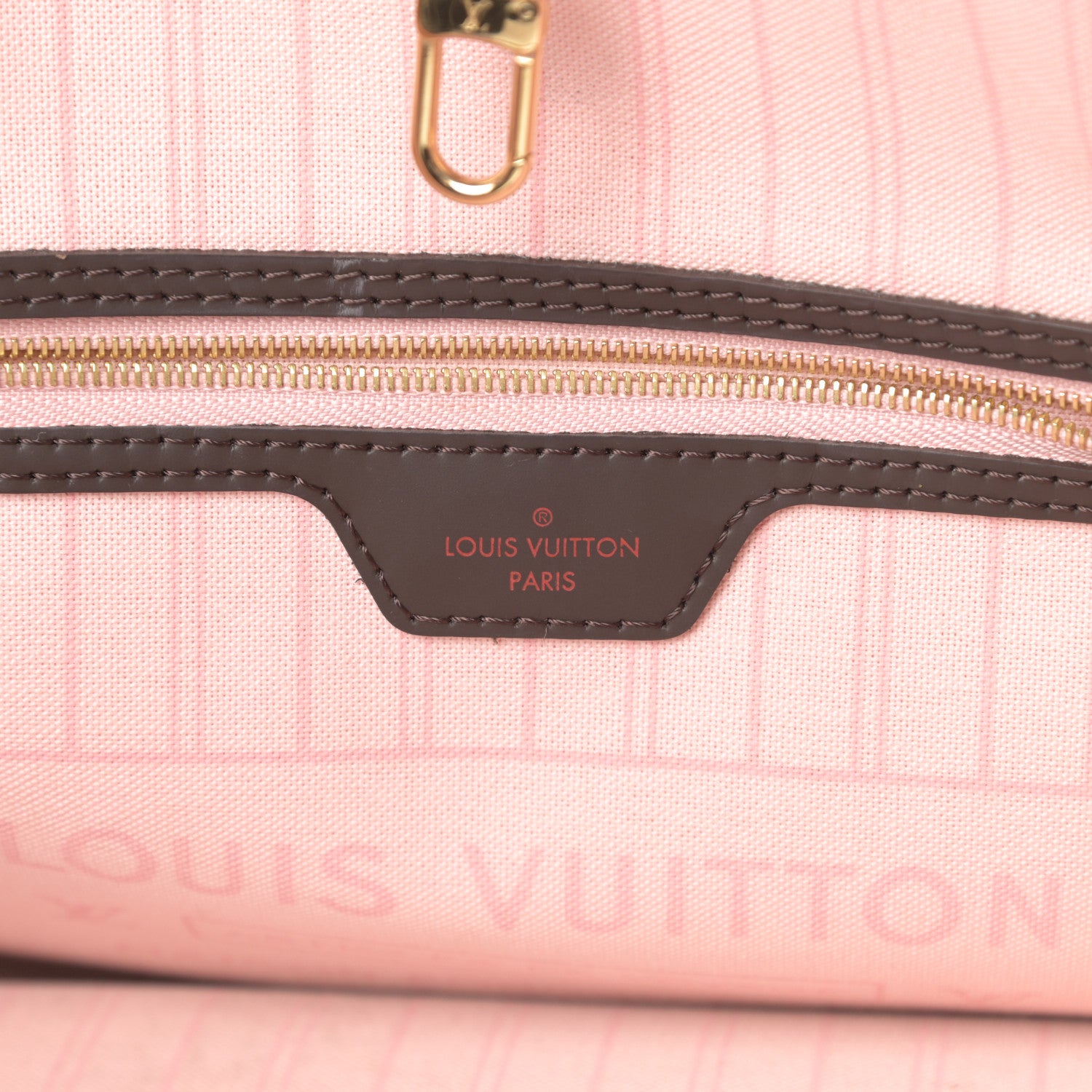 Louis Vuitton Damier Ebene Neo Neverfull MM Rose Ballerine 6 of 15