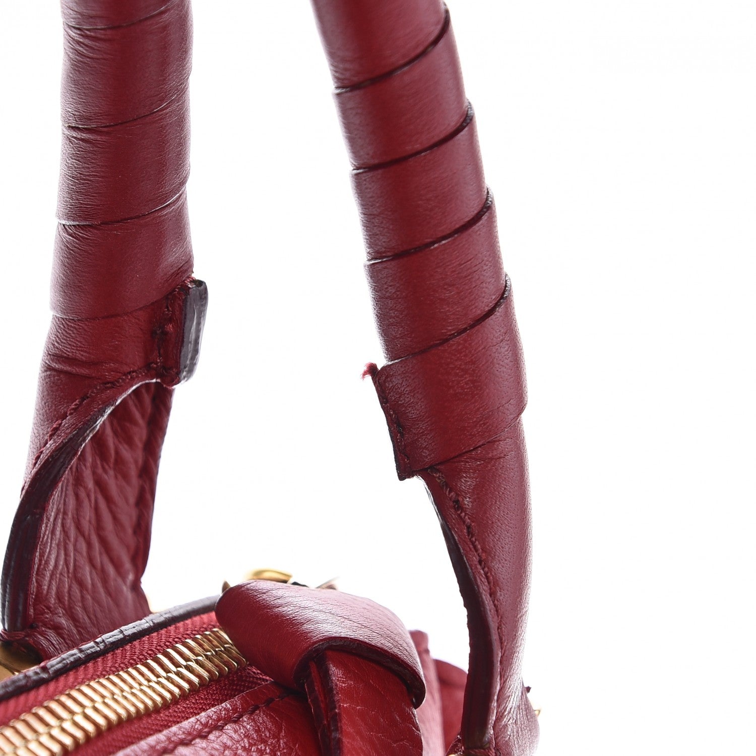 Chloe Calfskin Medium Marcie Satchel Acerola 13 of 15