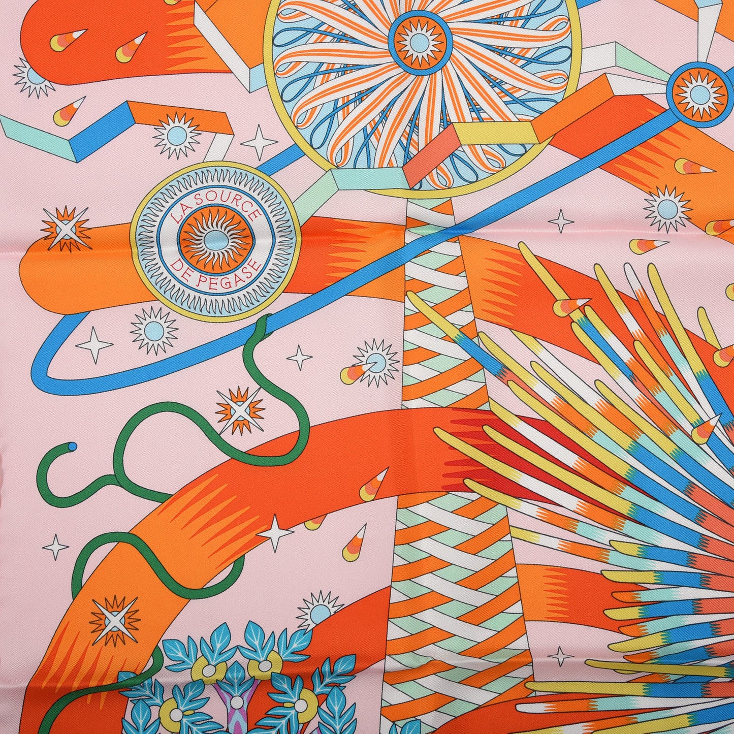 Silk La Source De Pegase Scarf 90