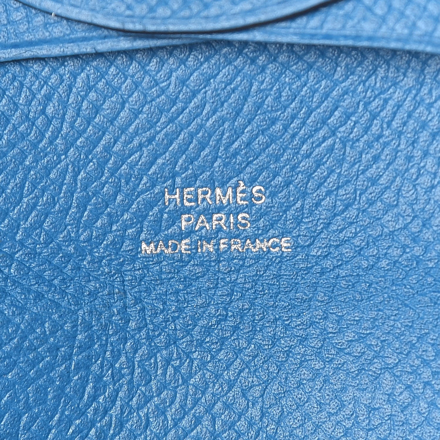 Hermes Epsom Bastia Coin Purse Bleu Izmir 7 of 8