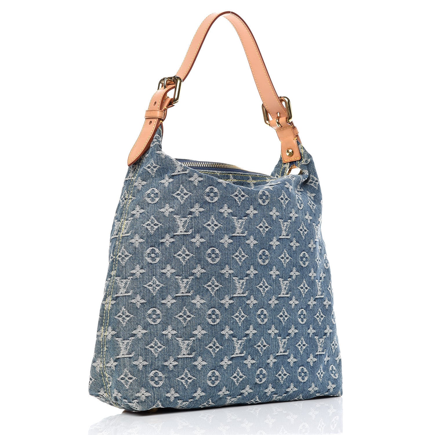 Louis Vuitton Denim Baggy GM Blue 3 of 8