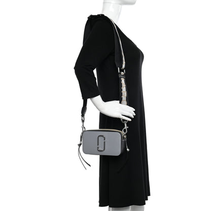 Marc Jacobs Saffiano Small Snapshot Camera Bag Wolf Grey 2 of 10