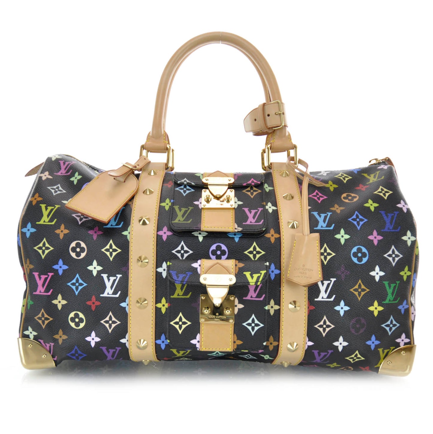 Monogram Multicolor Keepall 45 Black