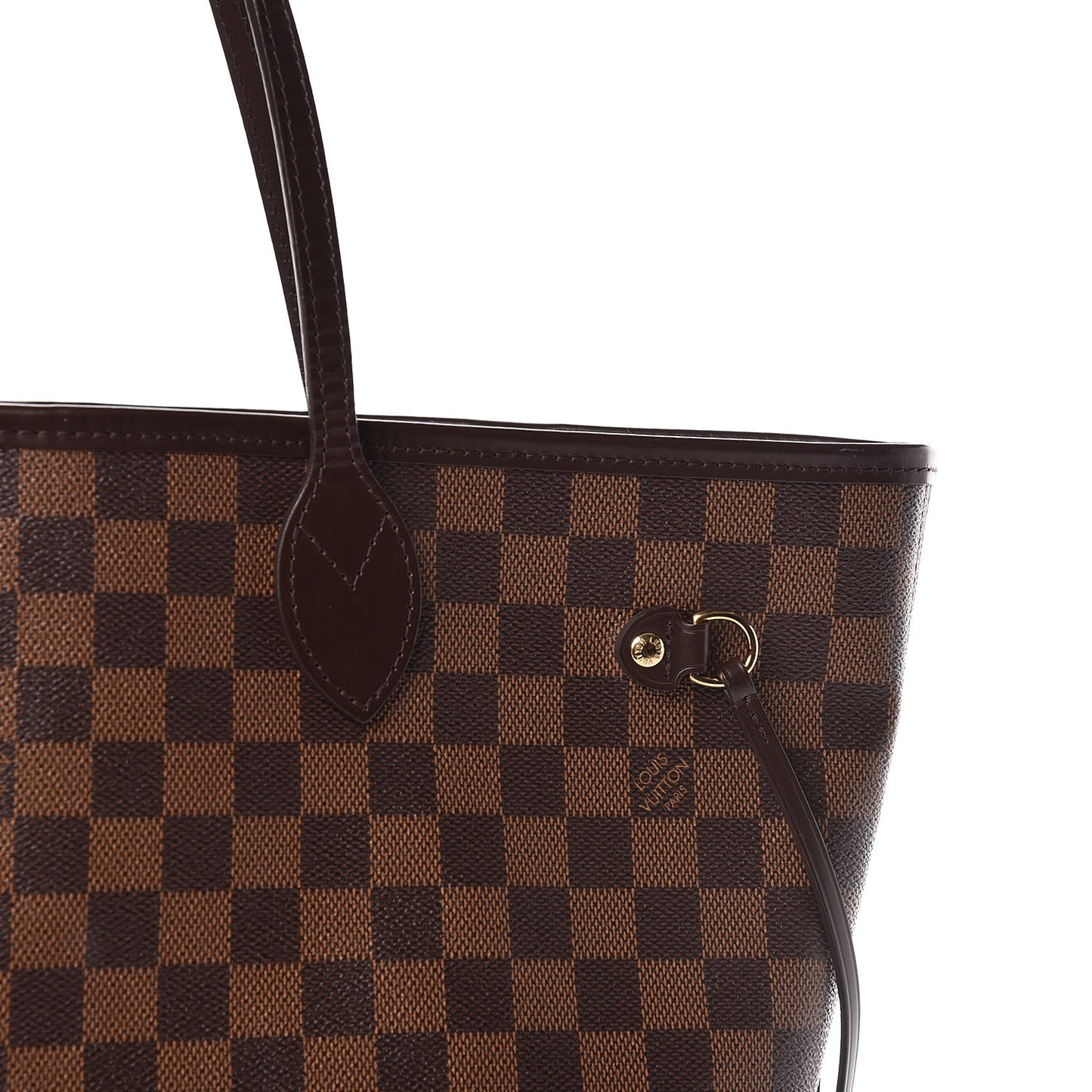Damier Ebene Neo Neverfull MM Rose Ballerine
