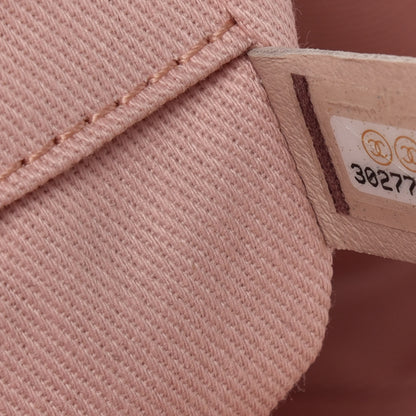 Chanel Mixed Fibers Calfskin Small Deauville Tote Rose Pink 9 of 10