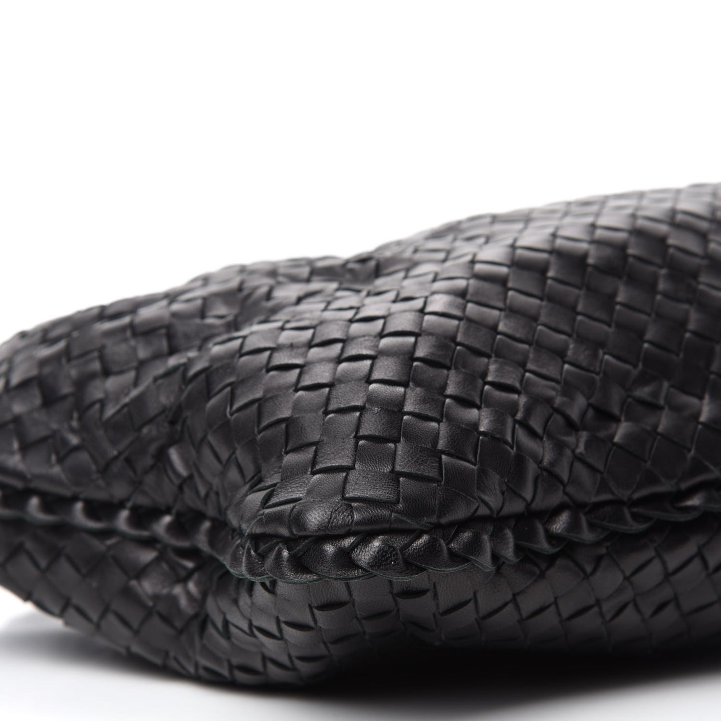 Nappa Intrecciato Medium Veneta Hobo Black