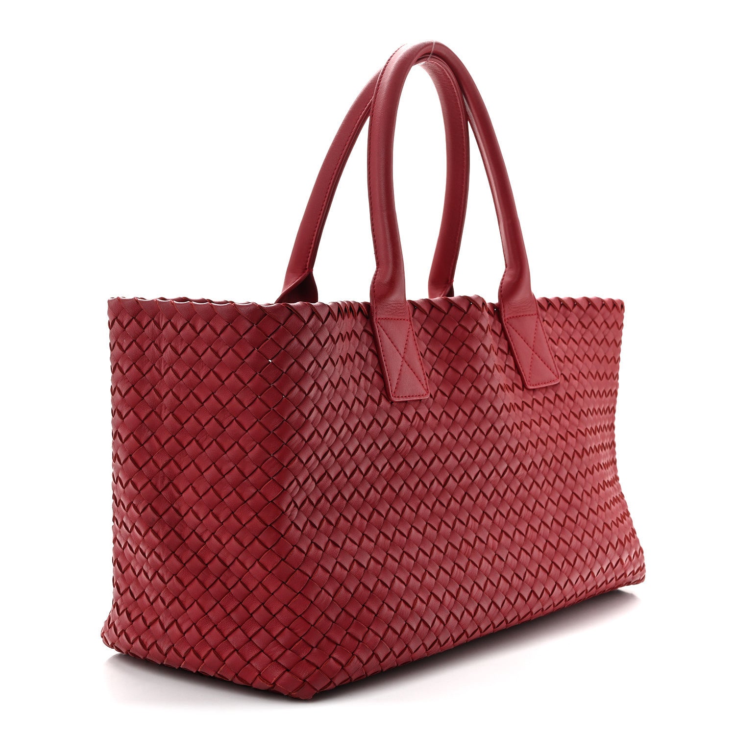 Bottega Veneta Lambskin Intreccio Medium Cabat Rust 4 of 12
