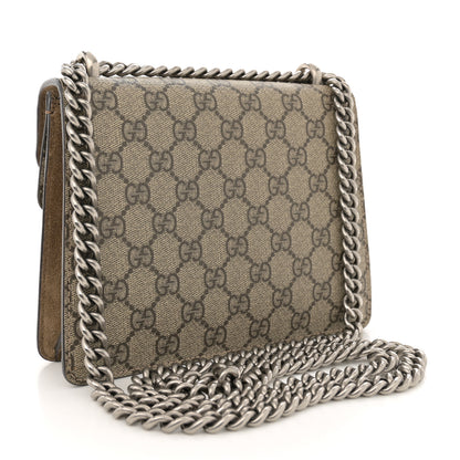 Gucci GG Supreme Monogram Mini Dionysus Shoulder Bag Taupe 3 of 12