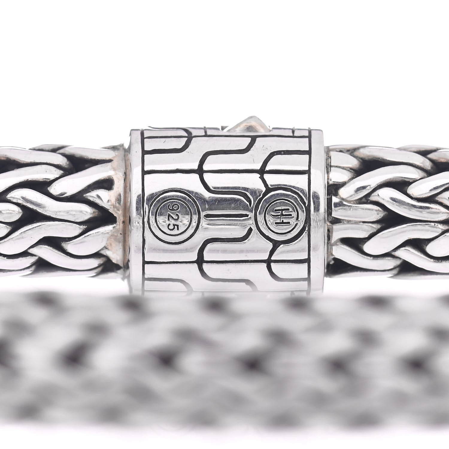 John Hardy Sterling Silver Malachite 10.5mm Classic Chain Bracelet 4 of 4