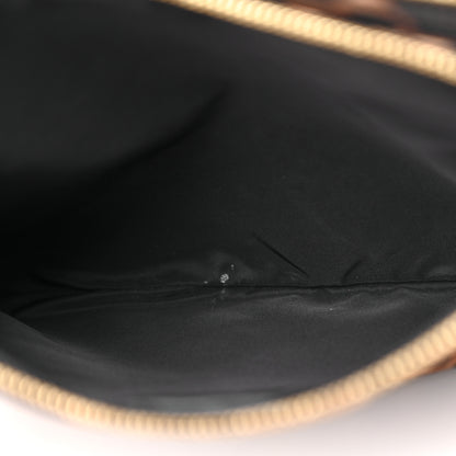 Jimmy Choo Nylon Leopard Print Candice Crossbody Black 6 of 11