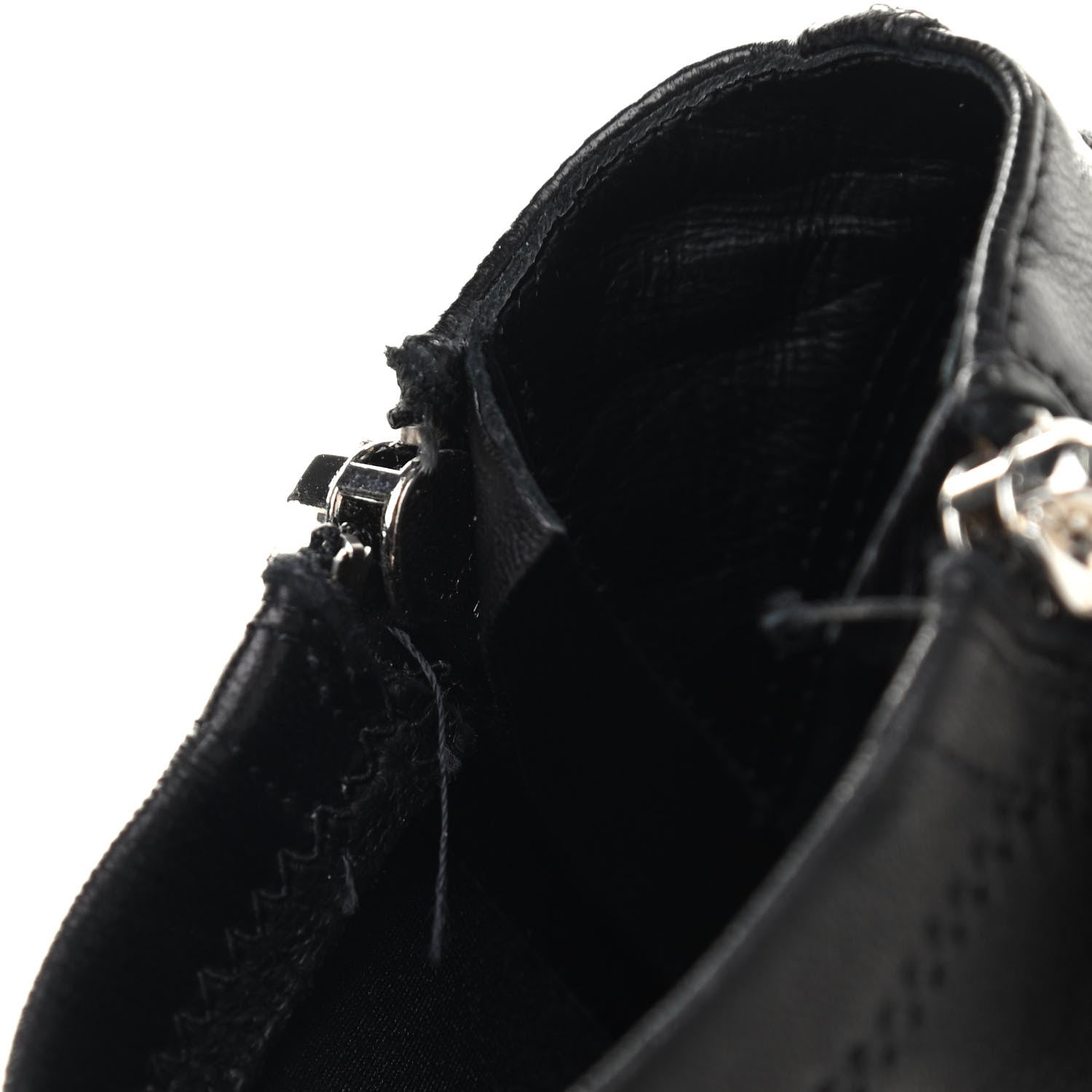 Chanel Lambskin Quilted CC Booties 38.5 Black 9 of 10