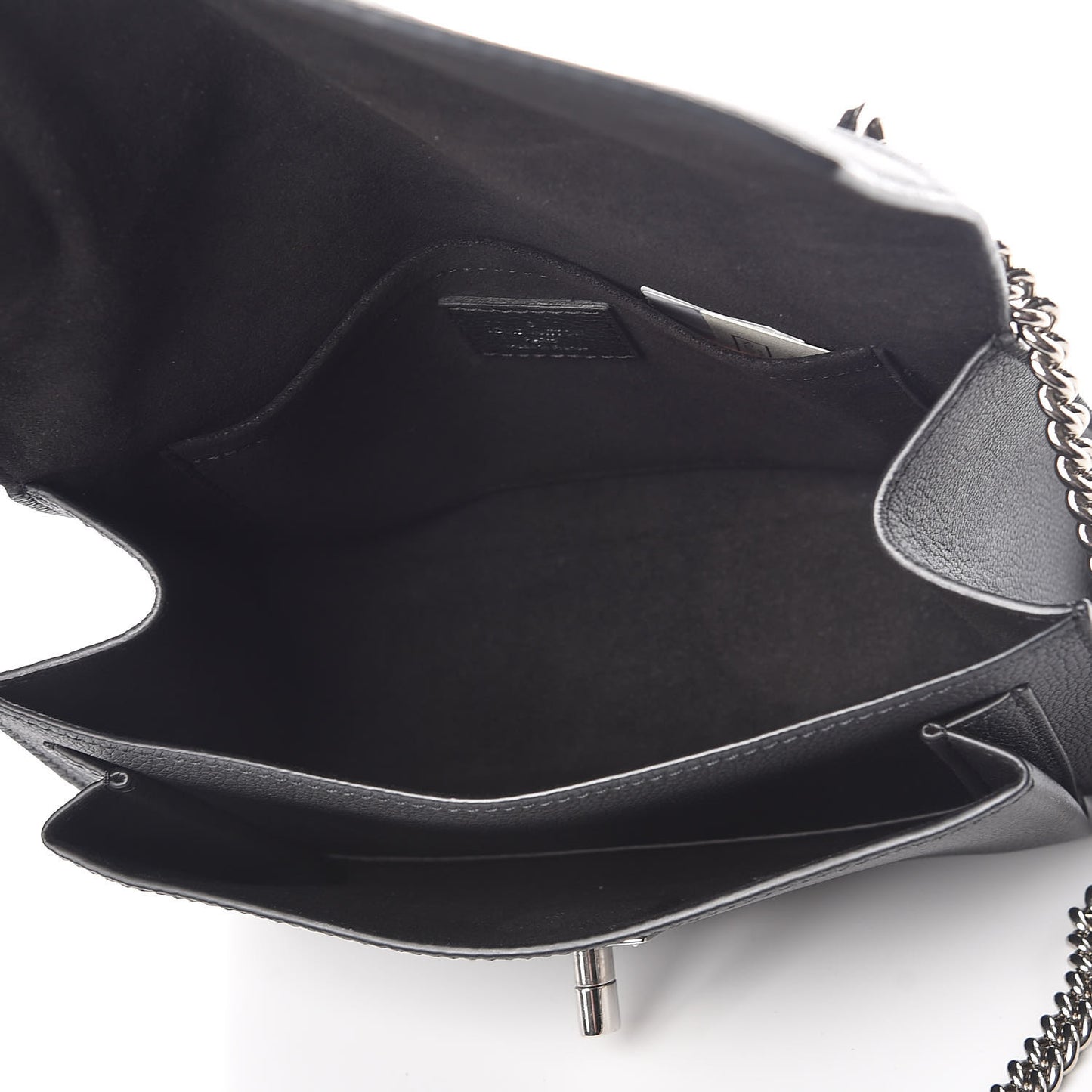 Soft Calfskin My Lockme Chain Bag BB Black