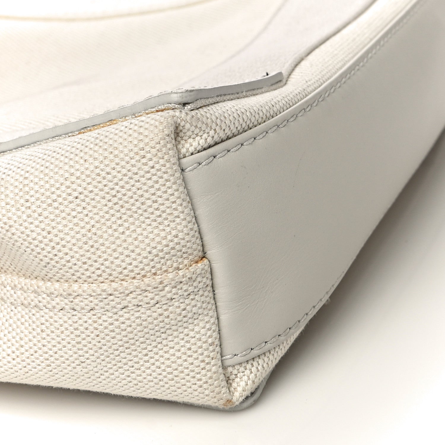 Balenciaga Cotton Canvas Calfskin Navy Cabas XS Natural 10 of 15